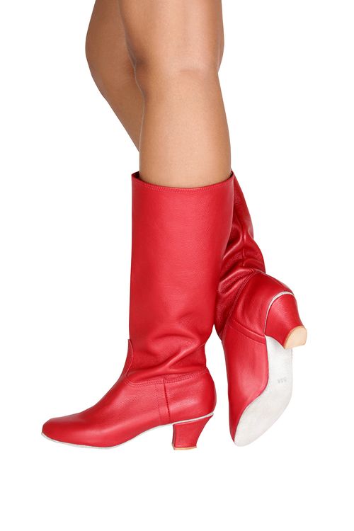UB1 Bota Ucraniana Feminina - Vermelho