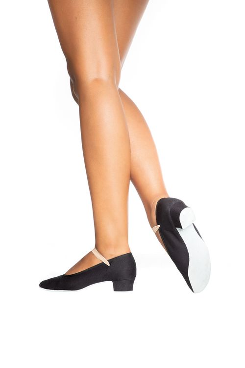 S88B - Preto - Sapato para exame da Royal com salto de 3,5 cm