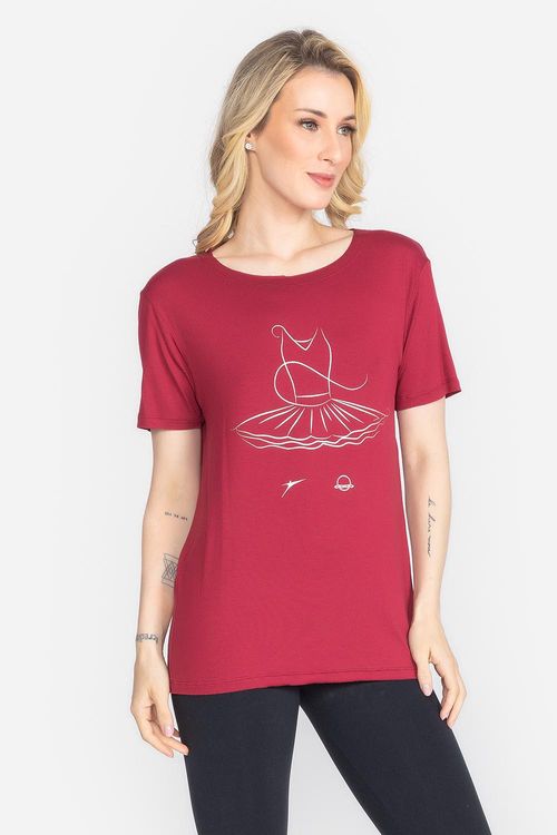 Camiseta - Vinho - 1800 - MB22 ENTREGA RÁPIDA