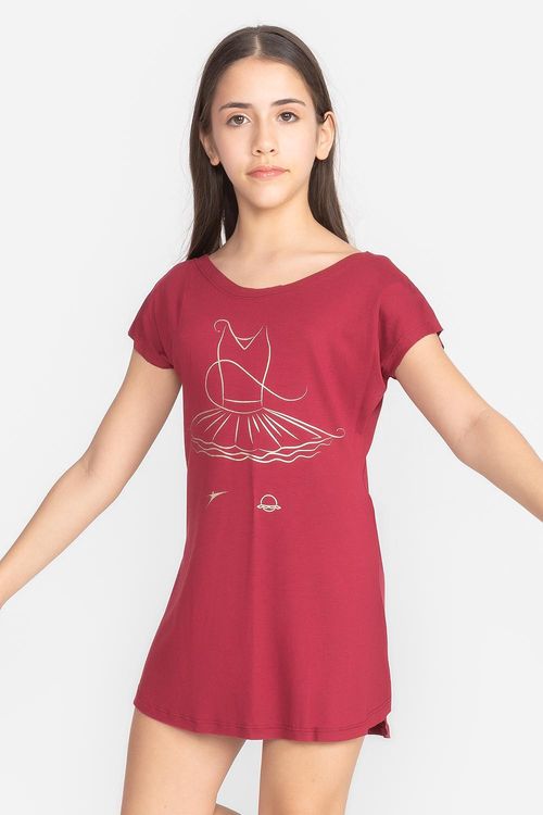 MB28 Vestido Infantil - Vinho 1800 ENTREGA RÁPIDA