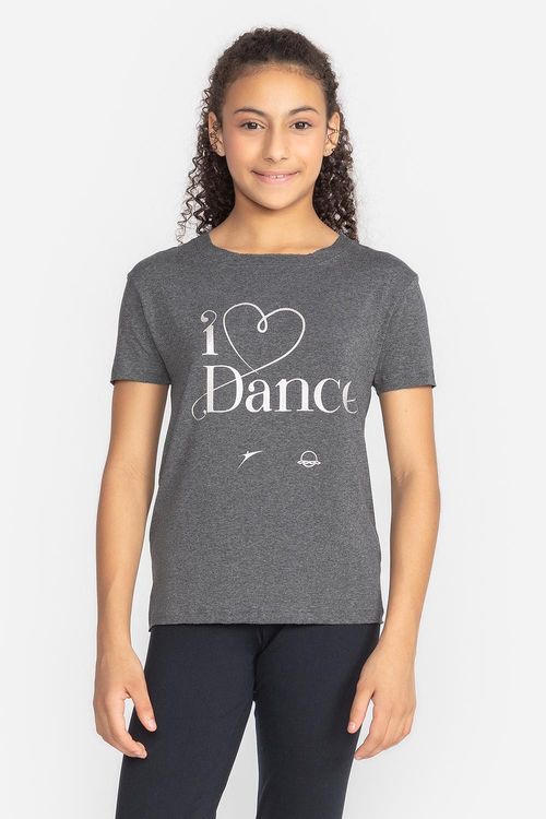 MB30 Camiseta Infantil - Mescla Preto - 1796 ENTREGA RÁPIDA