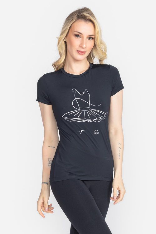 MB34 Blusa Mundo Bailarinístico- Preto - 1800 ENTREGA RÁPIDA