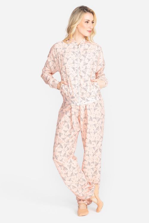 Calça de aquecimento Mundo Bailarinístico - Salmon Adulto - MB37 ENTREGA RÁPIDA