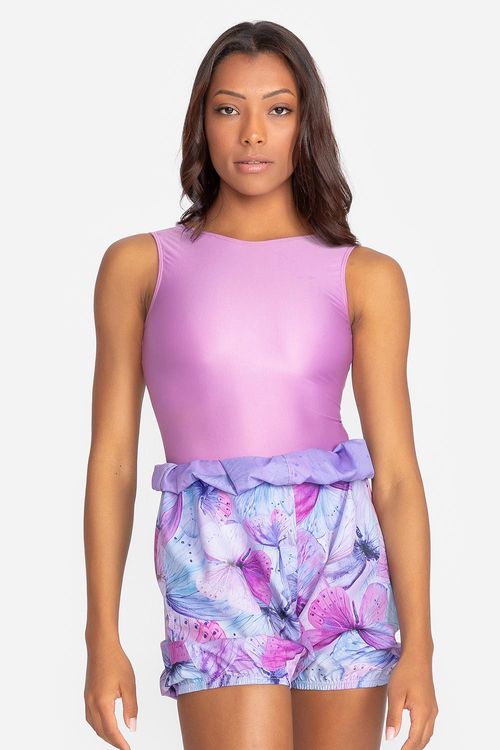 Shorts Renata - Lavanda - Adulto - SD2222 ENTREGA RÁPIDA