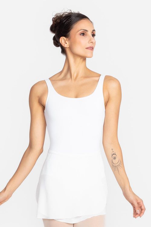 Saia em Crepe - Branco - Adulto - SD560
