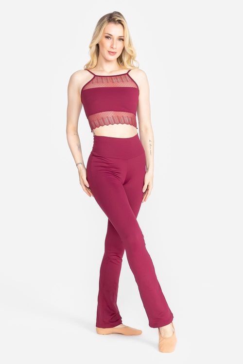 Top Maria Cropped - Bordô -  SD1330