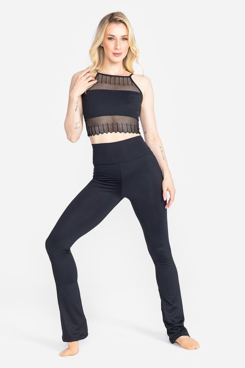 Top Maria Cropped - Preto - SD1330