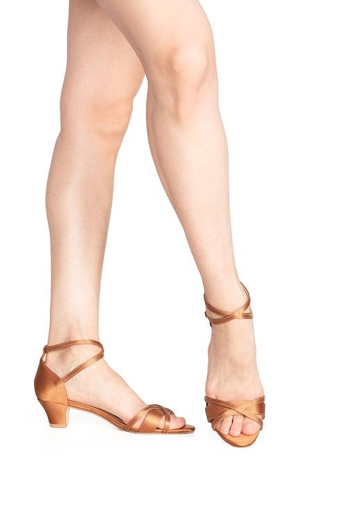 BL670 - Sandália - Salto 4,5cm - Mocha - Sola Camurça