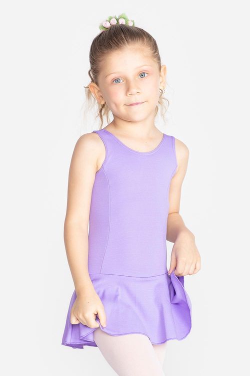 Collant Lara com saia - Lilás - Infantil - SD1251