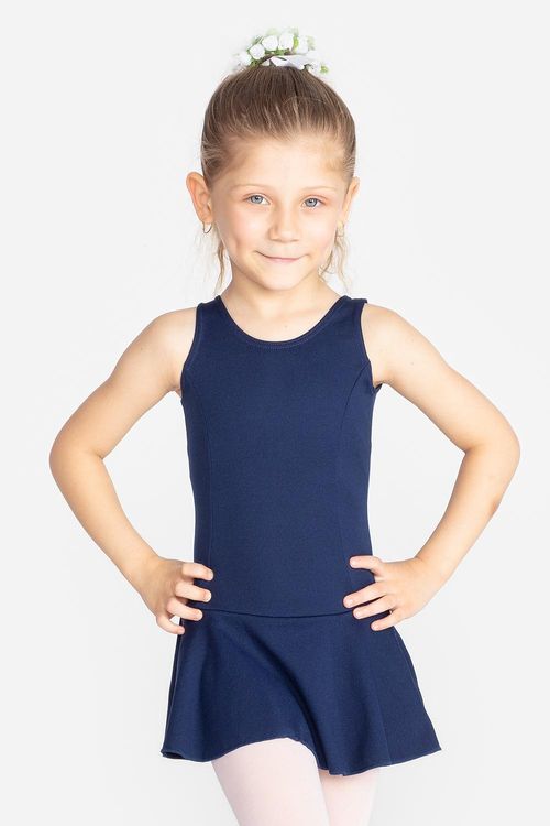 Collant Lara com saia - Marinho - Infantil - SD1251