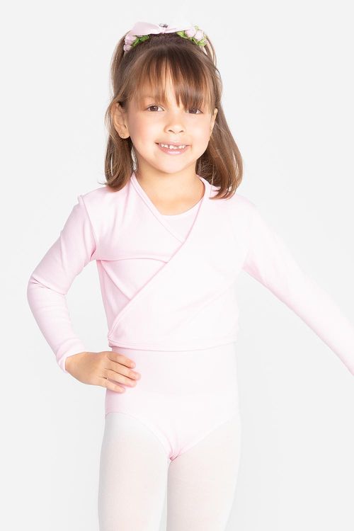 Casaquinho Bia - Rosa Clássico - Infantil - SD1252
