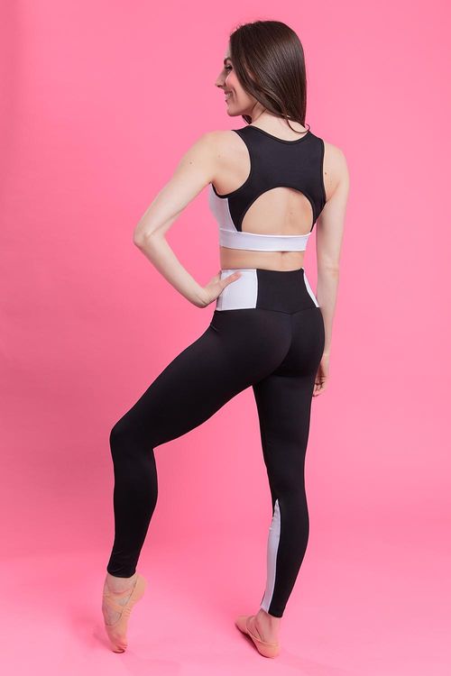Calça Legging Tiler Peck - Preto / Branco - TP100 ENTREGA RÁPIDA