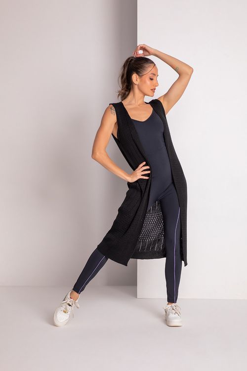 Maxi Colete Warm - Preto - SD2244 -  Adulto