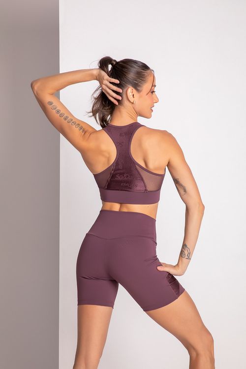 Shorts Pro ID - Ébano - SD2263 -  Adulto