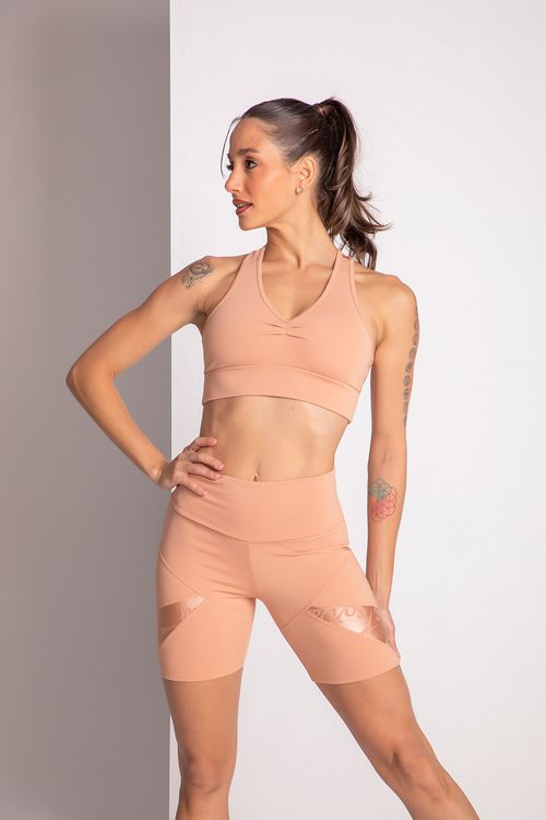 Shorts Pro ID - Peônia - SD2263 -  Adulto