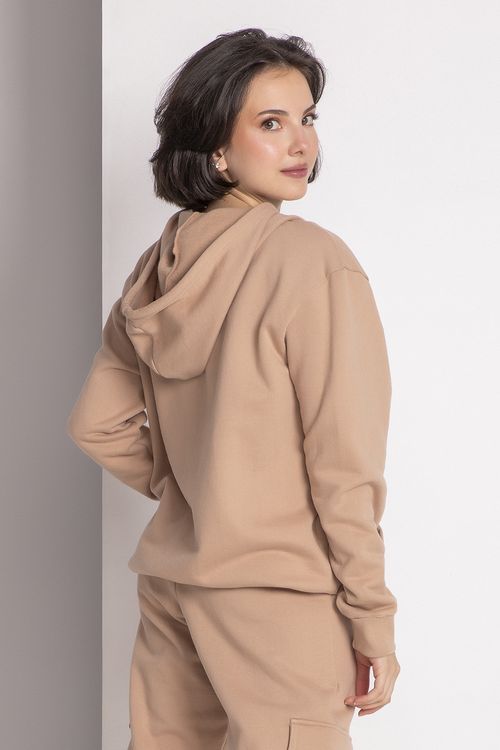 Blusa Comfy com Capuz - Nut - SD2290 - Adulto