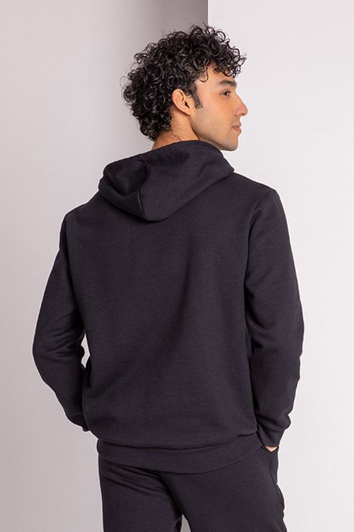 Blusa Comfy com Capuz - Preto - SD2290 - Adulto