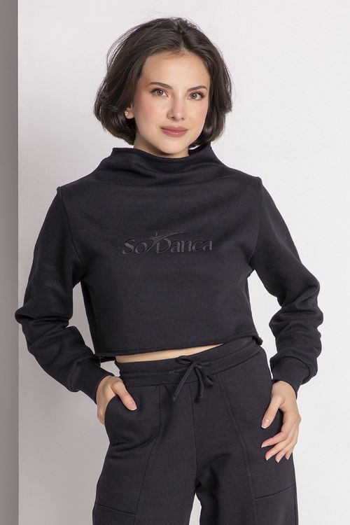 Cropped Comfy - Preto - SD2289 - Adulto