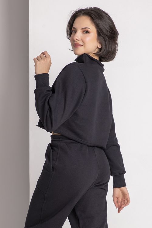 Cropped Comfy - Preto - SD2289 - Adulto