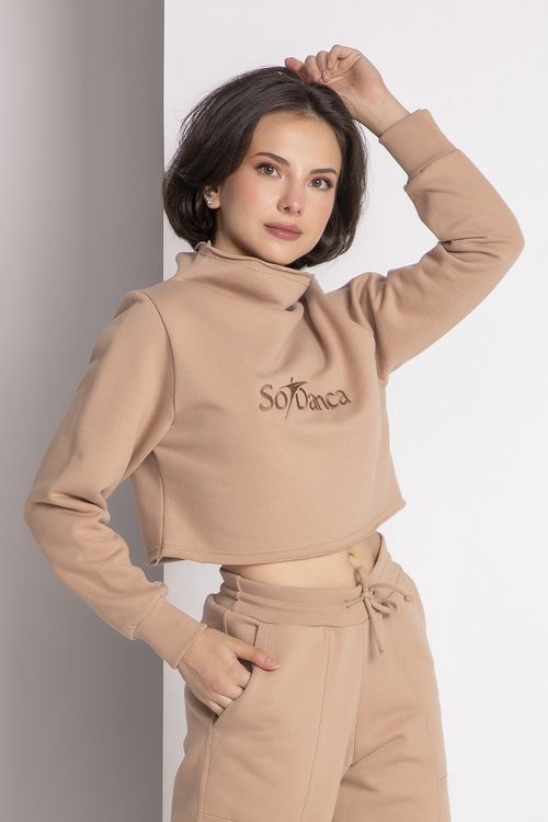 Cropped Comfy - Nut - SD2289 - Adulto