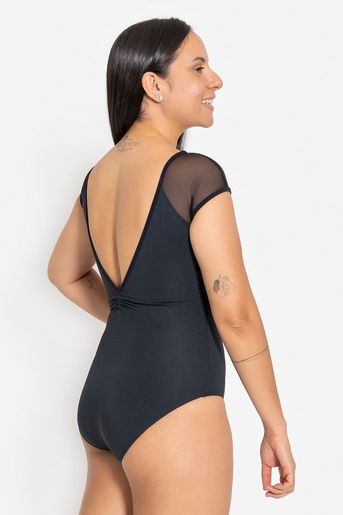Collant Mundo Bailarinístico Preto - MB45