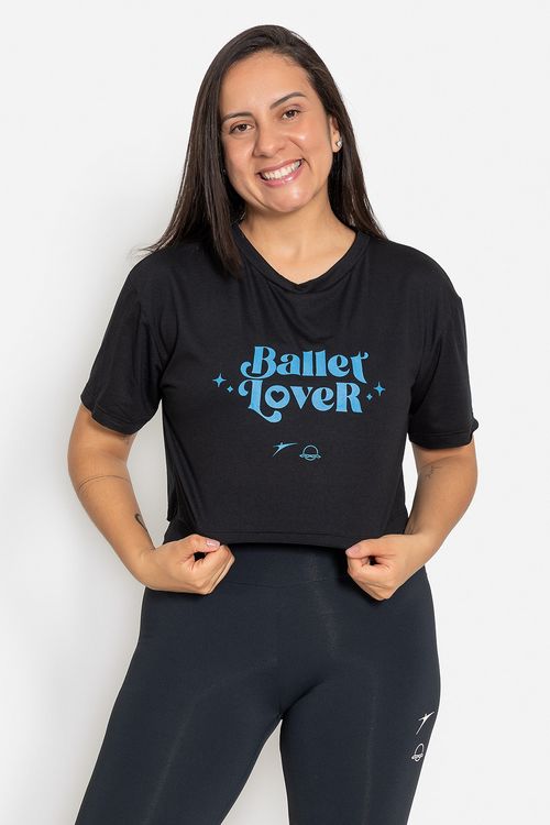 Blusa Mundo Bailarinístico - Preto  - MB52 1914 Adulto