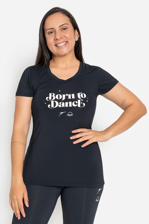 Camiseta Mundo Bailarinístico - Preto  - MB53 1918 Adulto