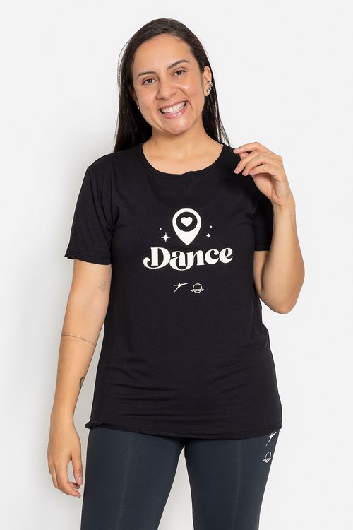 Camiseta Mundo Bailarinístico - Preto  - MB54 1903 Adulto