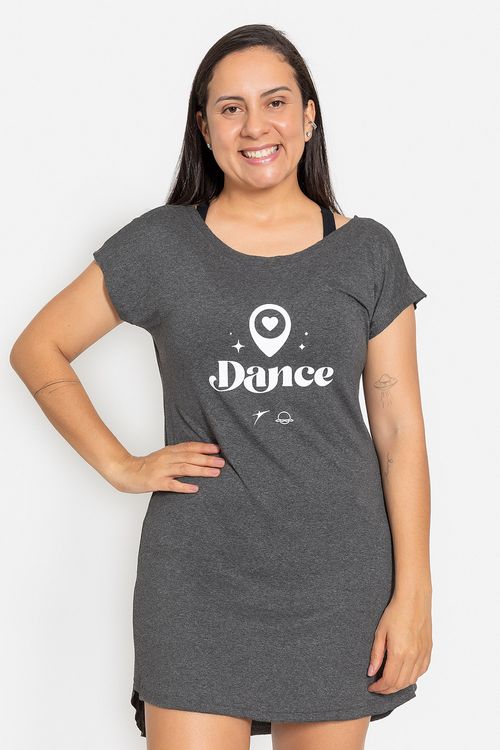 Vestido Mundo Bailarinístico - Mescla Preto  - MB55 1903 Adulto