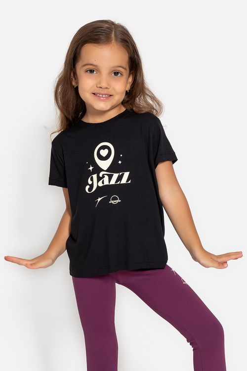 Camiseta Mundo Bailarinístico - Preto - MB60 1907 Infantil