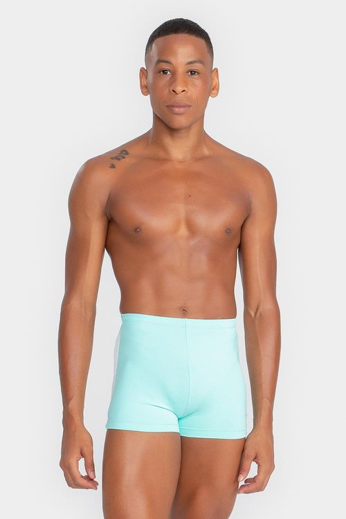 Shorts Masculino Vicente SD1933 - Verde Aruba / Branco - Adulto