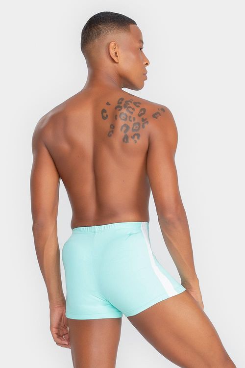 Shorts Masculino Vicente SD1933 - Verde Aruba / Branco - Adulto