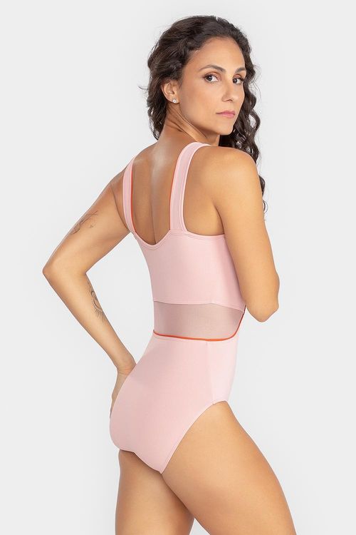 Collant Mirella - Rosa Romântico / Sunset - SD2321 - Adulto