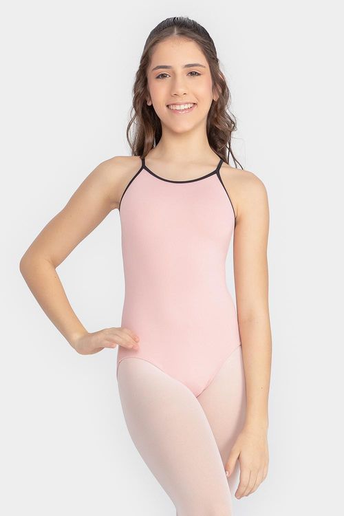 Collant Laine - Rosa Romântico / Preto - SD2323 - Infantil