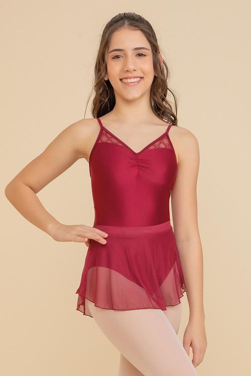 Saia Naiara - Cranberry - SD2218 - Infantil