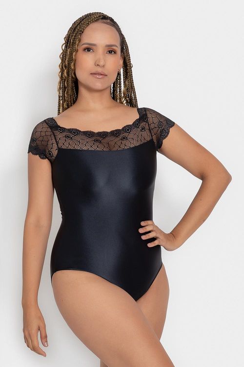 Collant Poliana - Preto - SD2374 - Curvy