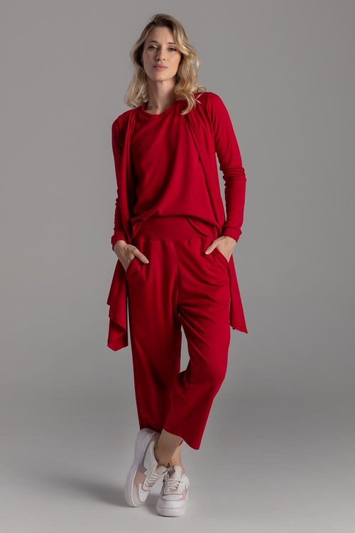 Cardigan Soft Flow - Cranberry - SD2405 - Adulto