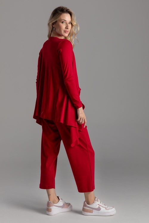 Cardigan Soft Flow - Cranberry - SD2405 - Adulto