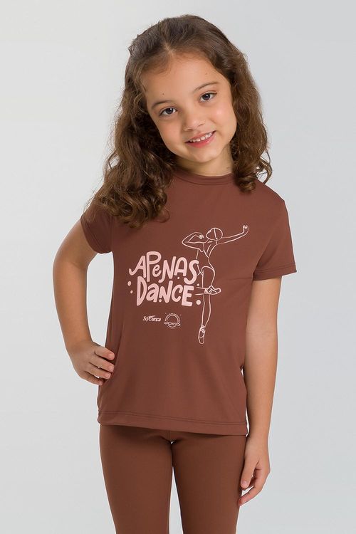 CAMISETA MUNDO BAILARINÍSTICO INFANTIL REF.MB78 - CACAU