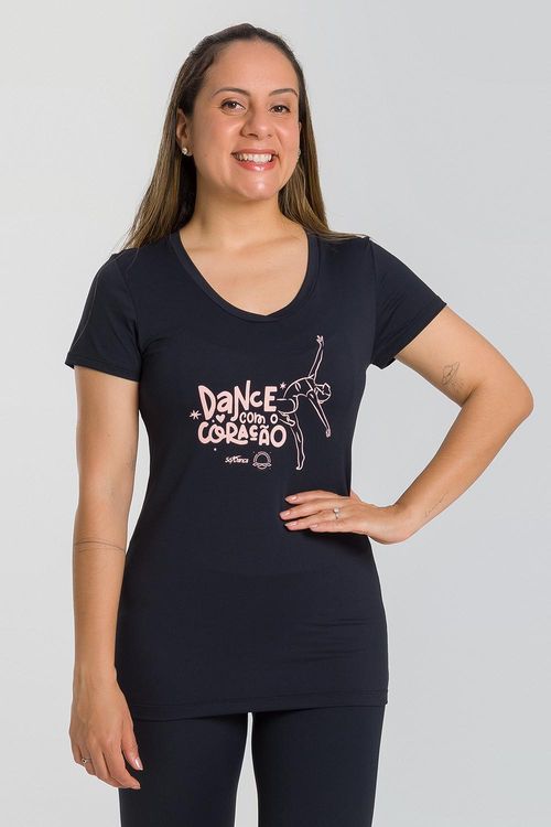 BLUSA MUNDO BAILARINÍSTICO ADULTO REF.MB79 - PRETO