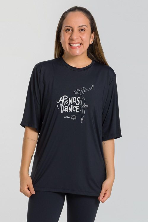 CAMISETA MUNDO BAILARINÍSTICO ADULTO REF.MB77 - PRETO