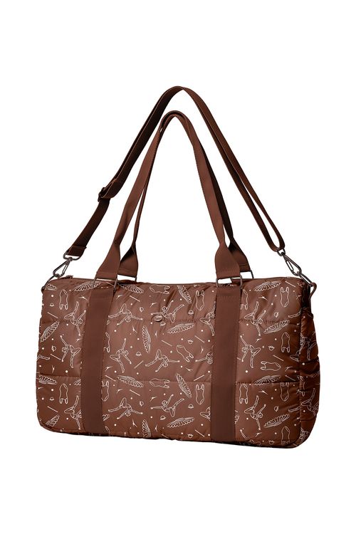 BOLSA TIRACOLO MUNDO BAILARINÍSTICO REF.MB87 - CACAU