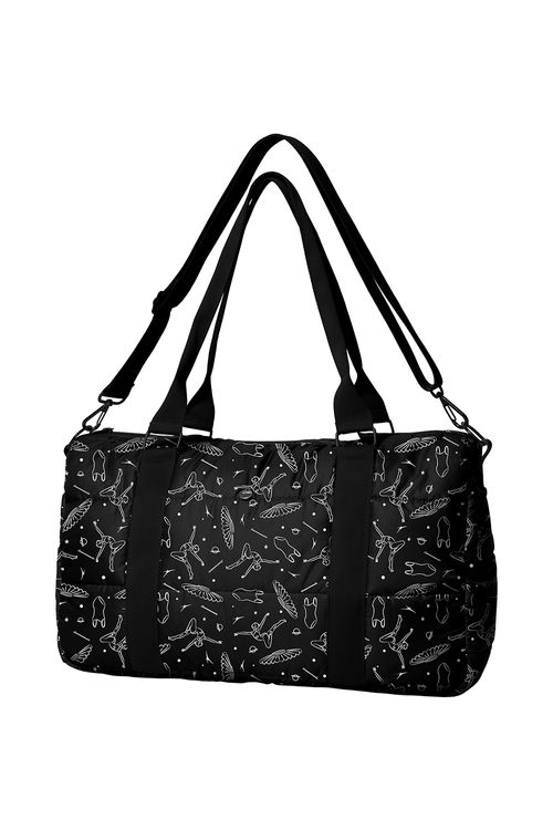 BOLSA TIRACOLO MUNDO BAILARINÍSTICO REF.MB87 - PRETO