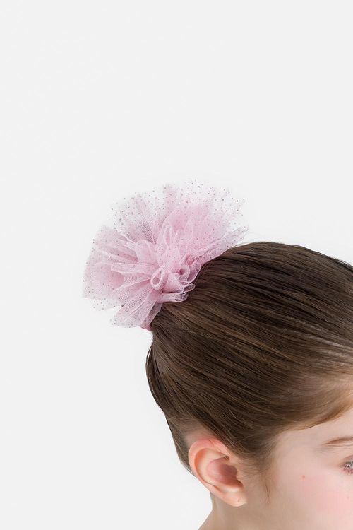 POMPOM PARA CABELO INFANTIL REF.SD2539 - PRETO