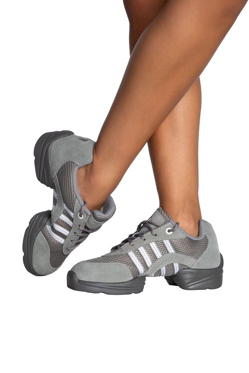 TÊNIS PARA DANÇA ADULTO REF.DK70 LARGURA W - CINZA/CINZA ESCURO - W - N/A - CALCADOS / TENIS ADULTO