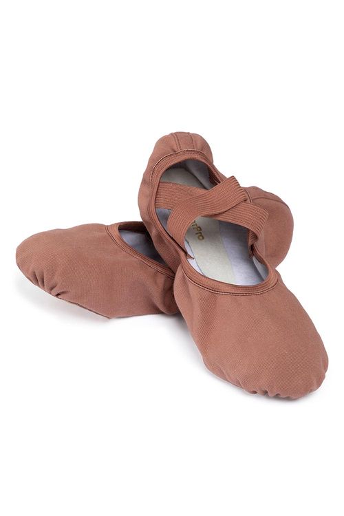 SD120 Super-Pró - Sapatilha de Meia-Ponta em Stretch - Mocha - D