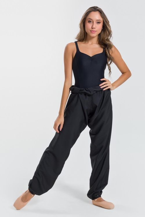 CALÇA DE AQUECIMENTO SAMANTA ADULTO SD2136 - PRETO