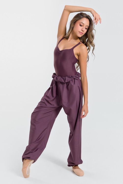 CALÇA DE AQUECIMENTO SAMANTA SD2136 - ÉBANO - ADULTO