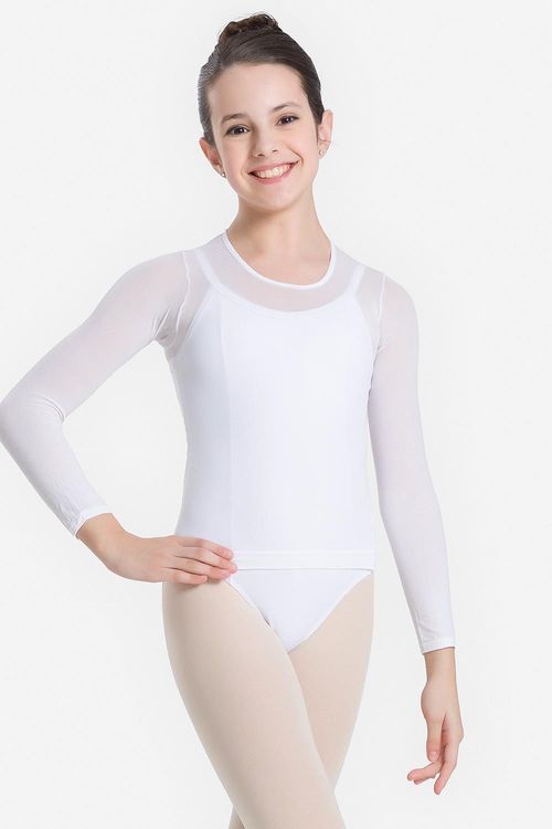 BLUSA AURA INFANTIL REF. SD1573 - BRANCA