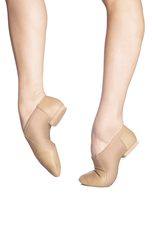 F56 - Caramel - C - Botinha Profissional Jazz - Sola de E.V.A